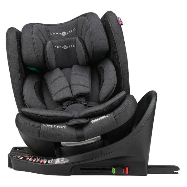 Cozy N Safe Comet 360° i-Size Rotation Car Seat - Graphite -  | For Your Little One