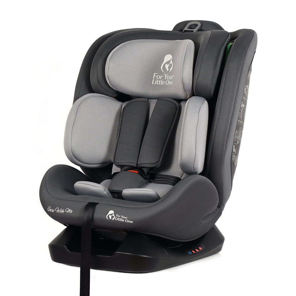 For Your Little One GrowWithMe 360 0/1/2/3 I-Size Car Seat - Slate Mist (Birth-12 Years)