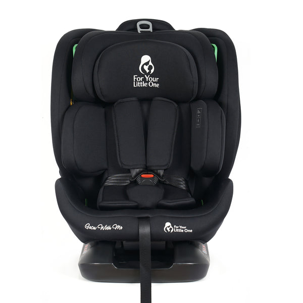 For Your Little One GrowWithMe 360 0/1/2/3 I-Size Car Seat - Midnight Black (Birth-12 Years)