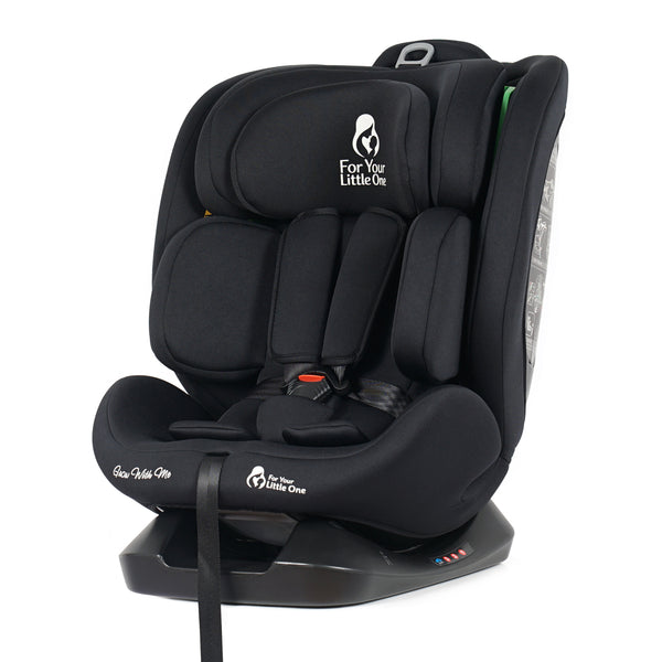 For Your Little One GrowWithMe 360 0/1/2/3 I-Size Car Seat - Midnight Black (Birth-12 Years)