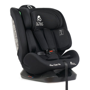 For Your Little One GrowWithMe 360 0/1/2/3 I-Size Car Seat - Midnight Black (Birth-12 Years)