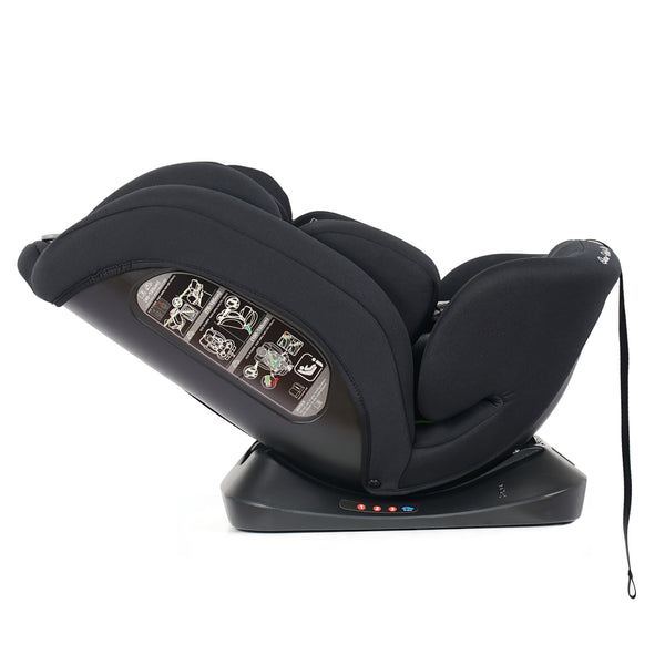 For Your Little One GrowWithMe 360 0/1/2/3 I-Size Car Seat - Midnight Black (Birth-12 Years)