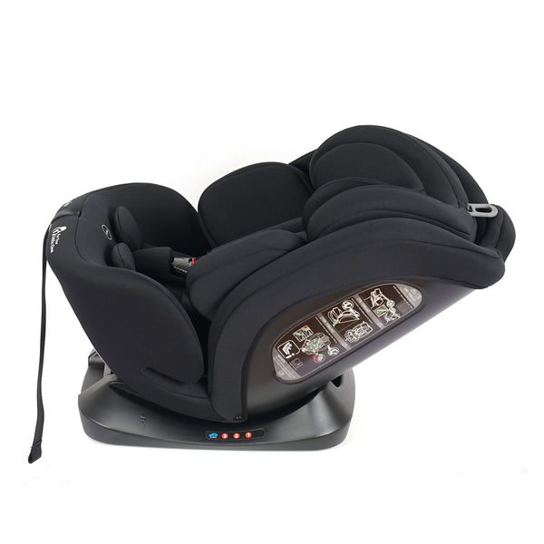 For Your Little One GrowWithMe 360 0/1/2/3 I-Size Car Seat - Midnight Black (Birth-12 Years)