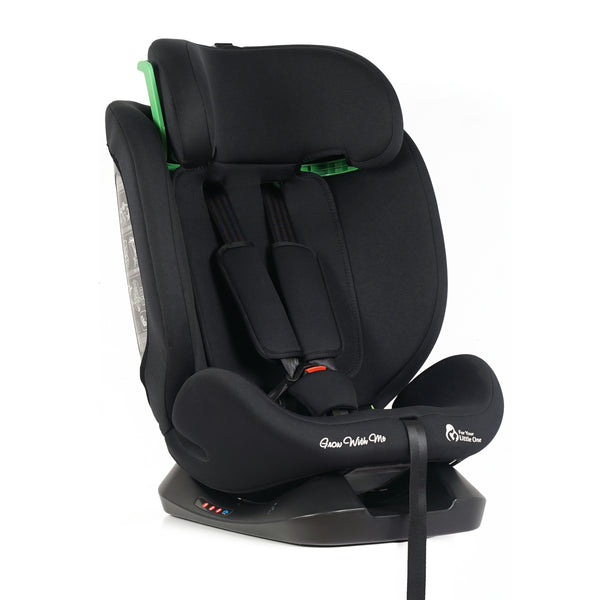 For Your Little One GrowWithMe 360 0/1/2/3 I-Size Car Seat - Midnight Black (Birth-12 Years)