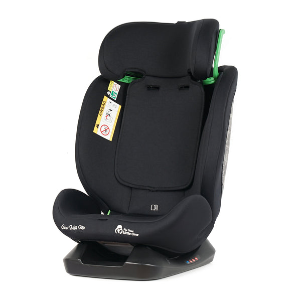 For Your Little One GrowWithMe 360 0/1/2/3 I-Size Car Seat - Midnight Black (Birth-12 Years)