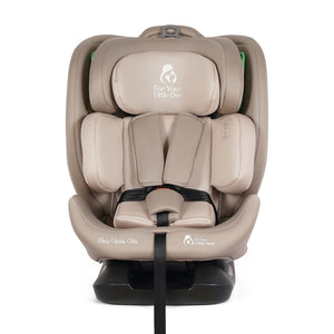 For Your Little One GrowWithMe 360 0/1/2/3 I-Size Car Seat - Latte Beige (Birth-12 Years)