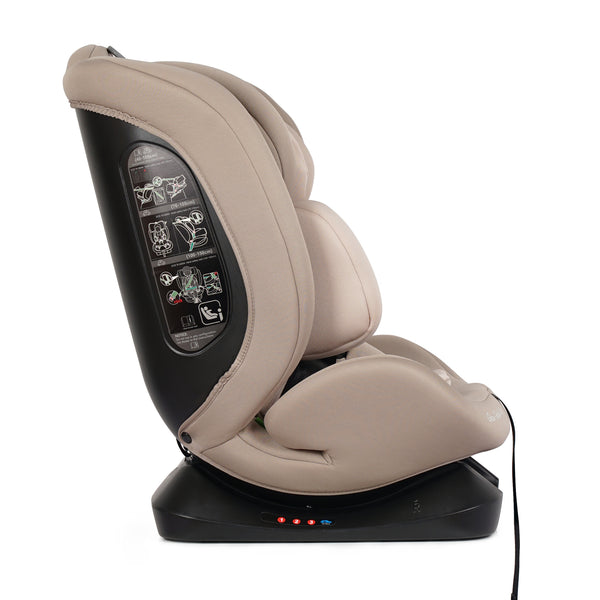 For Your Little One GrowWithMe 360 0/1/2/3 I-Size Car Seat - Latte Beige (Birth-12 Years)