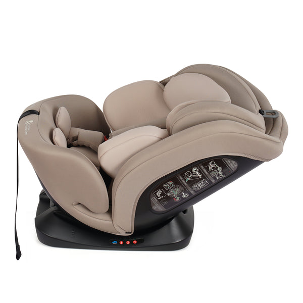 For Your Little One GrowWithMe 360 0/1/2/3 I-Size Car Seat - Latte Beige (Birth-12 Years)