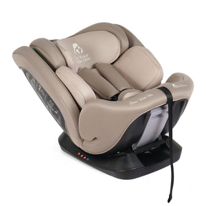 For Your Little One GrowWithMe 360 0/1/2/3 I-Size Car Seat - Latte Beige (Birth-12 Years)