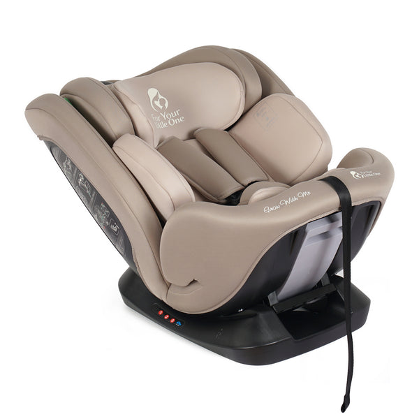 For Your Little One GrowWithMe 360 0/1/2/3 I-Size Car Seat - Latte Beige (Birth-12 Years)