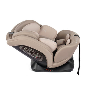 For Your Little One GrowWithMe 360 0/1/2/3 I-Size Car Seat - Latte Beige (Birth-12 Years)