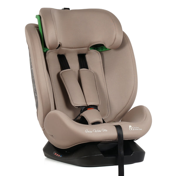 For Your Little One GrowWithMe 360 0/1/2/3 I-Size Car Seat - Latte Beige (Birth-12 Years)