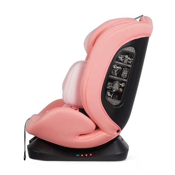 For Your Little One GrowWithMe 360 0/1/2/3 I-Size Car Seat - Blush Rose (Birth-12 Years)