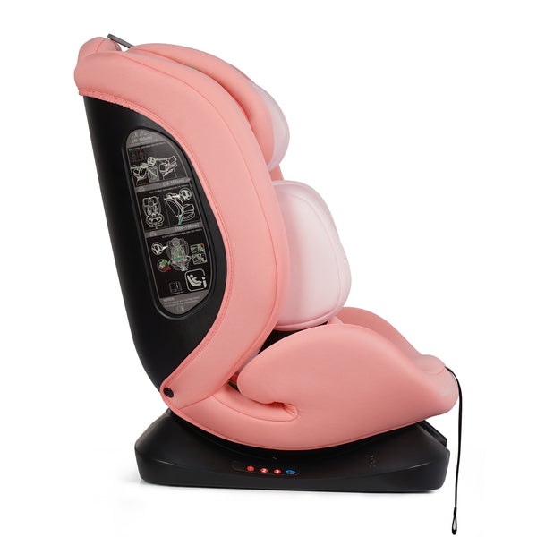 For Your Little One GrowWithMe 360 0/1/2/3 I-Size Car Seat - Blush Rose (Birth-12 Years)