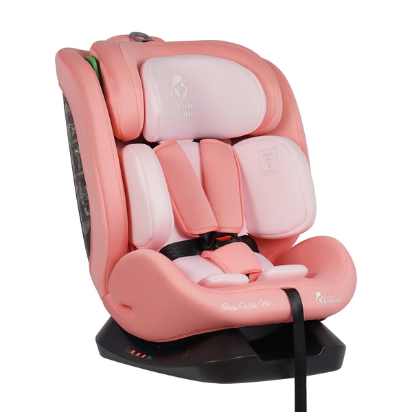 For Your Little One GrowWithMe 360 0/1/2/3 I-Size Car Seat - Blush Rose (Birth-12 Years)