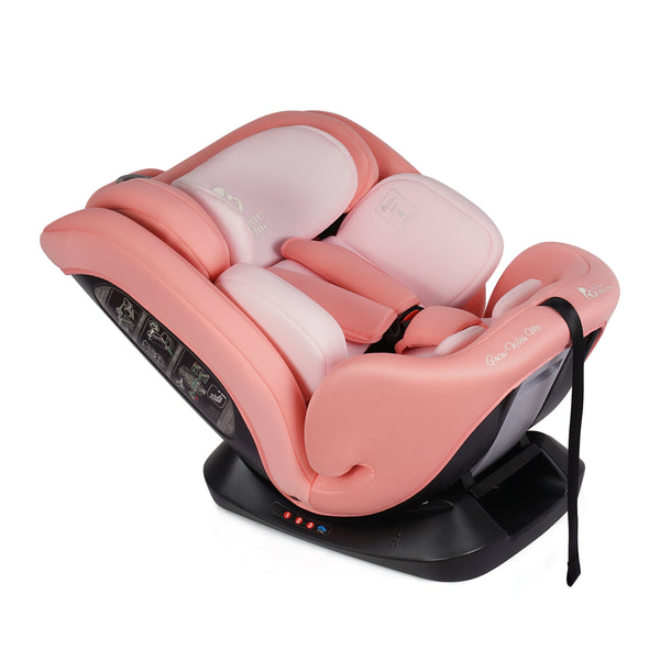For Your Little One GrowWithMe 360 0/1/2/3 I-Size Car Seat - Blush Rose (Birth-12 Years)
