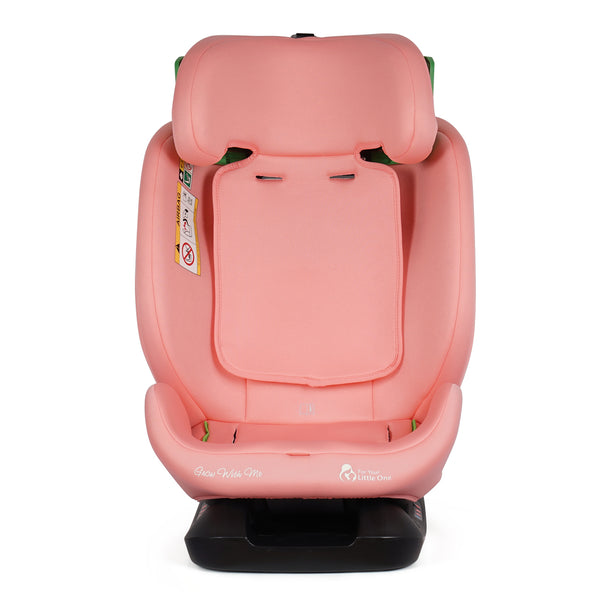 For Your Little One GrowWithMe 360 0/1/2/3 I-Size Car Seat - Blush Rose (Birth-12 Years)