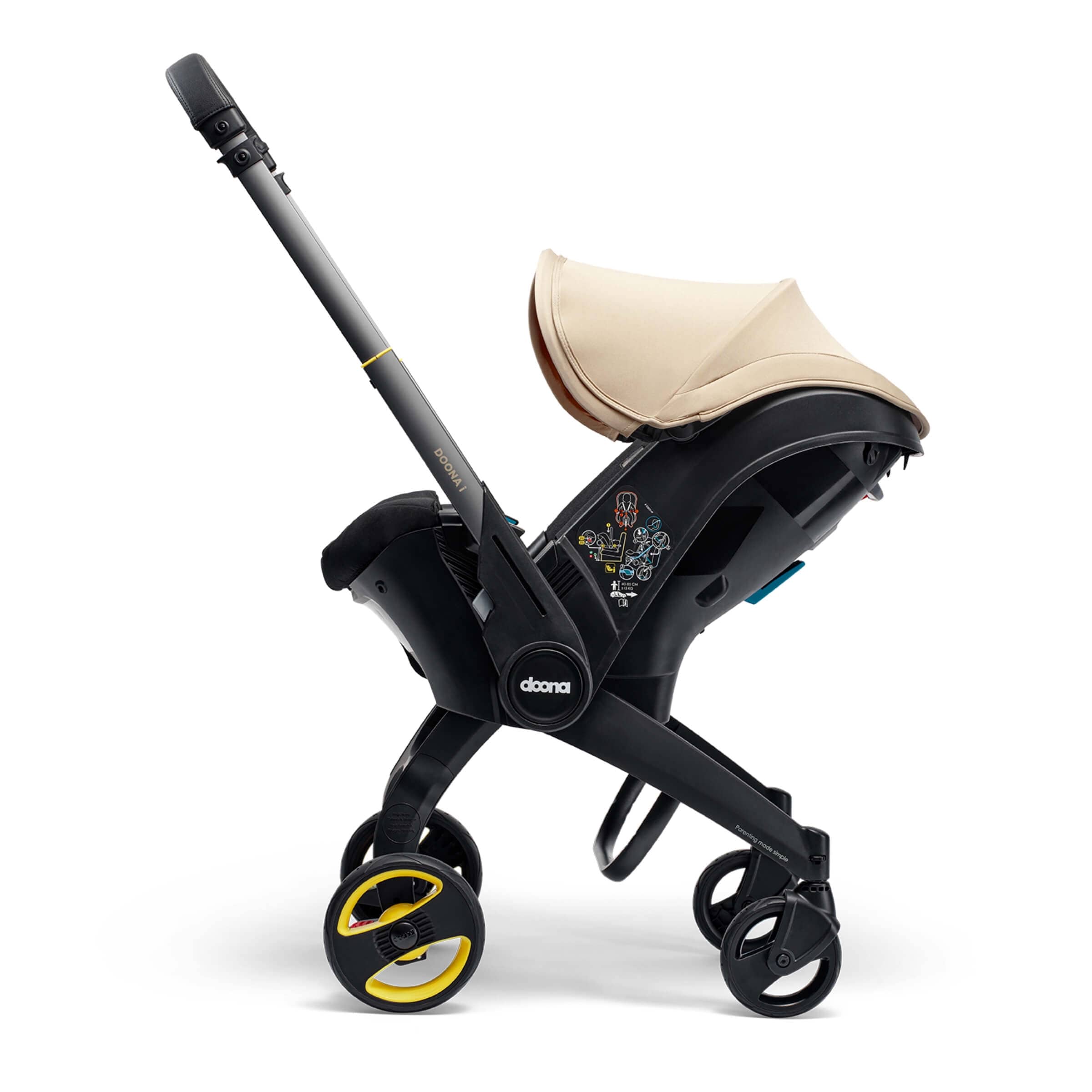 Car seat & store stroller in one