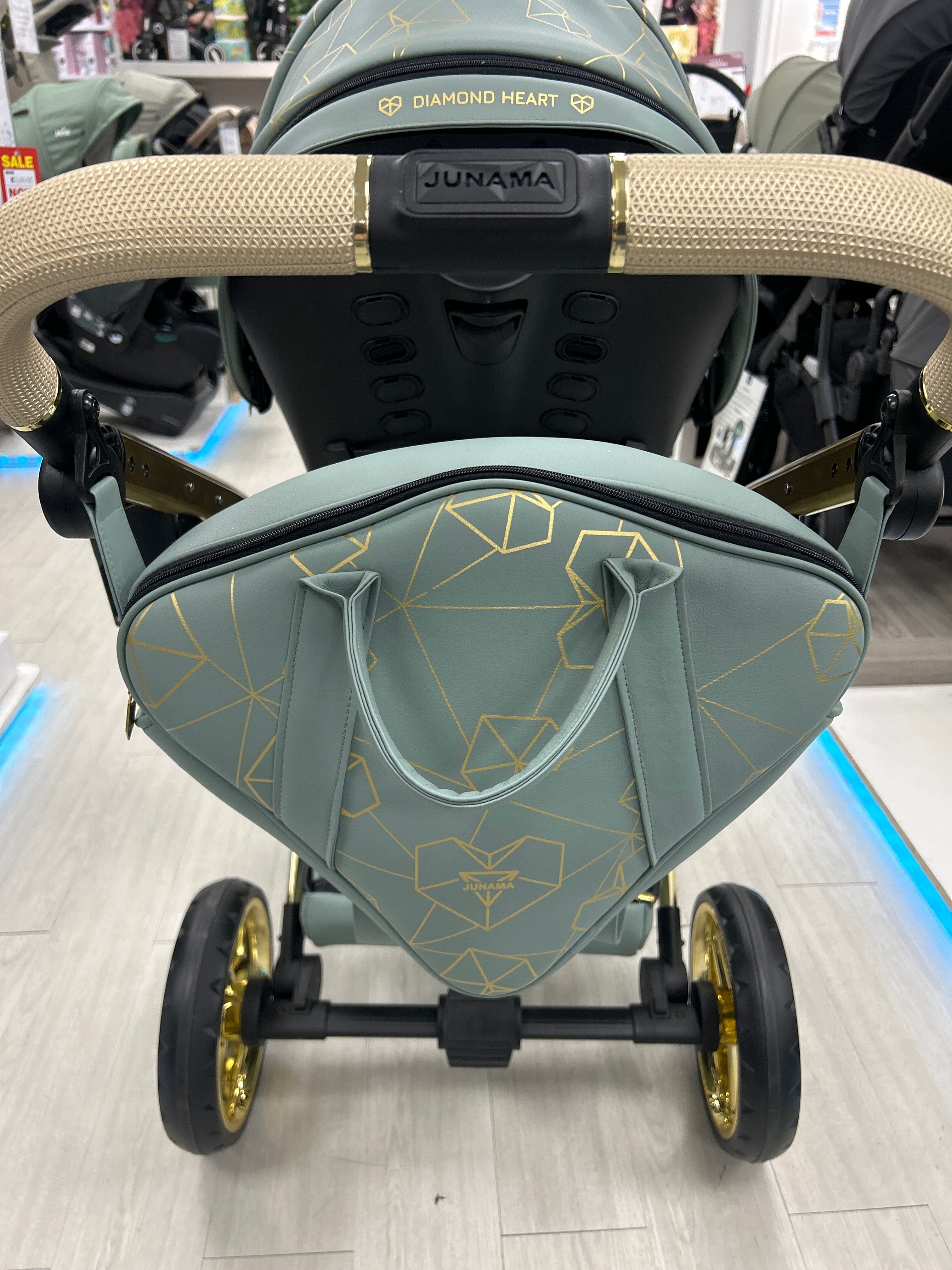 Junama Heart Green 3in1 Travel System (Showroom Display)