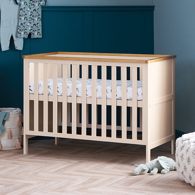 Obaby Evie Mini Cot Bed - Cashmere -  | For Your Little One