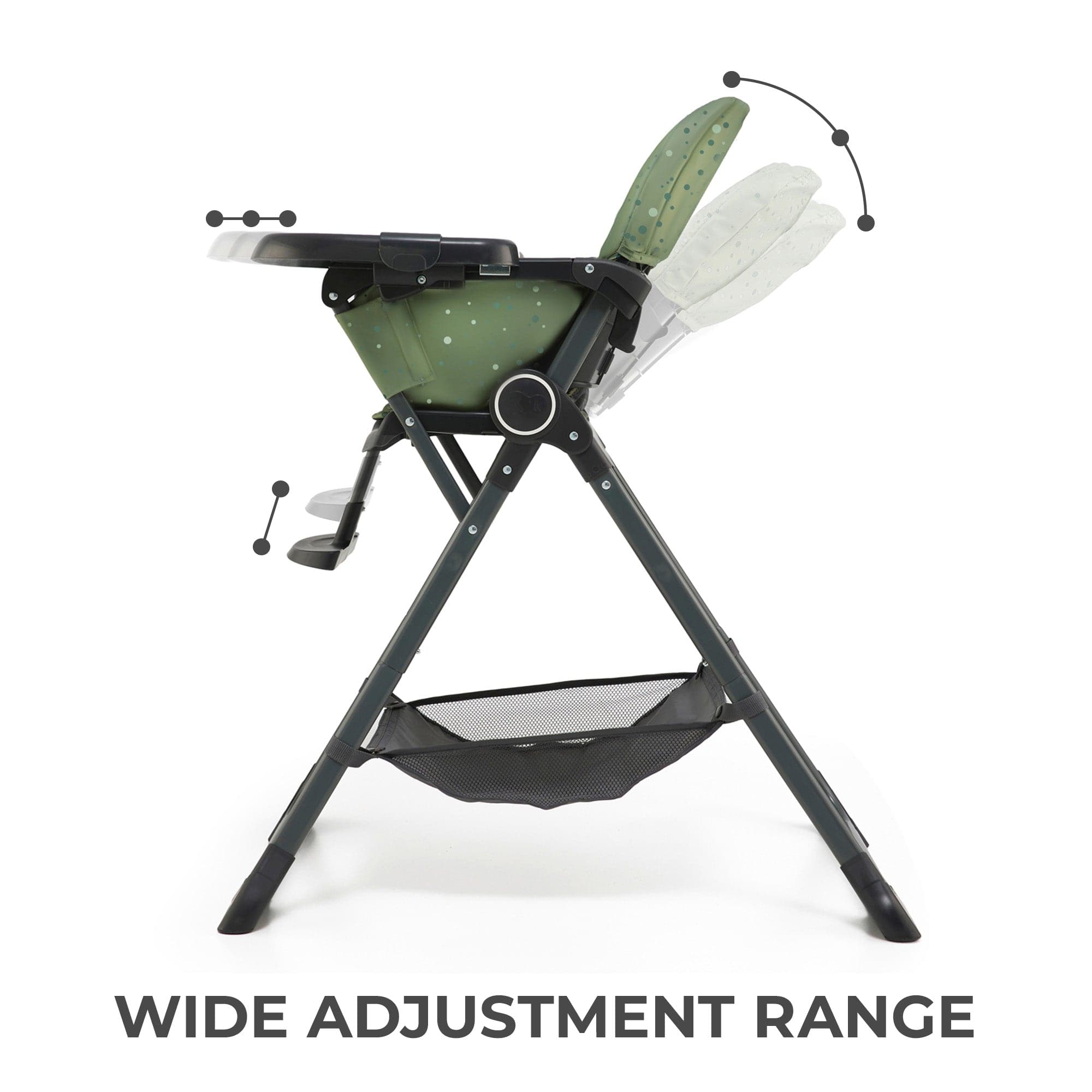 Kinderkraft Foldee Highchair Green -  | For Your Little One