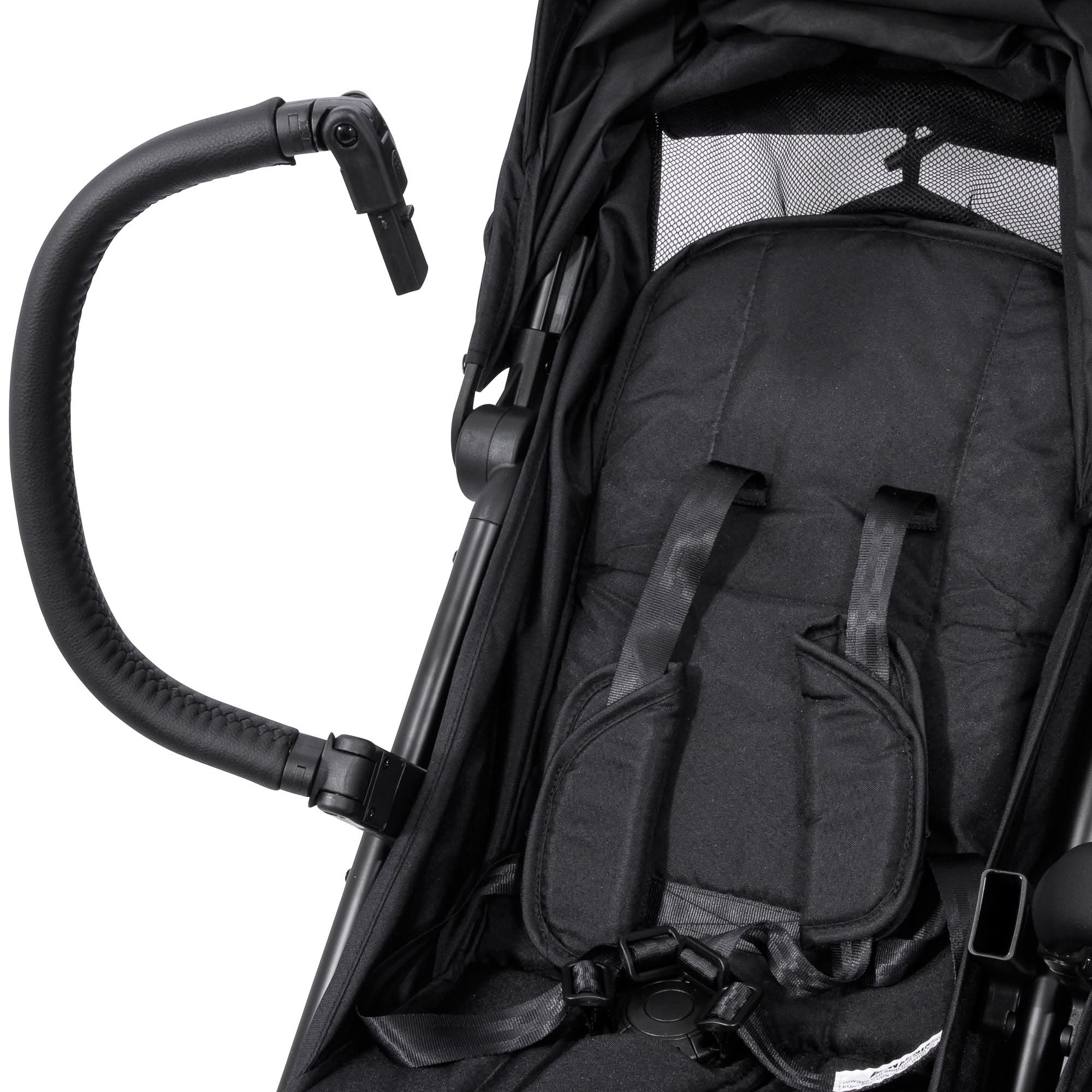 For Your Little One Duo Twin Easyfold Pushchair Full Bundle - Black   