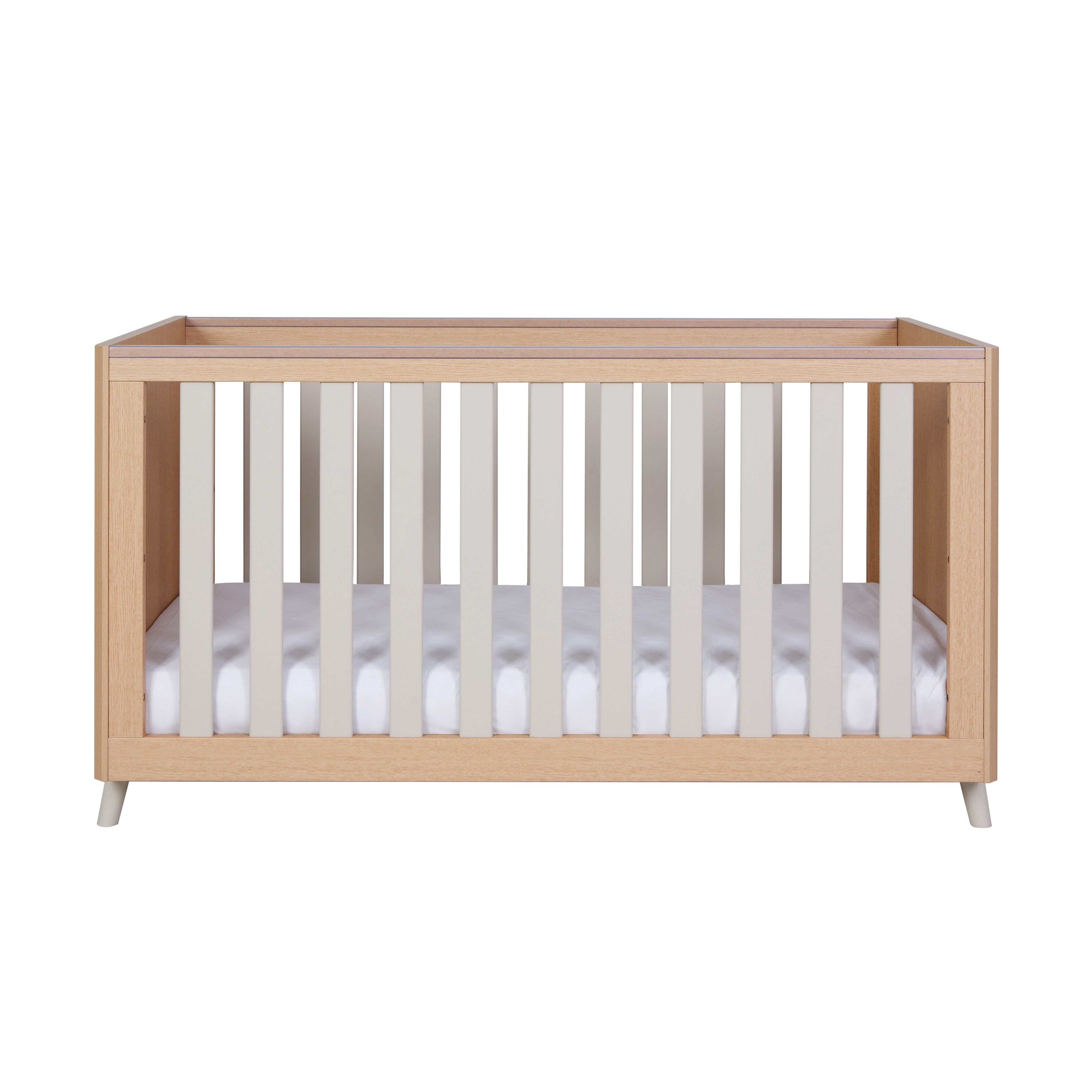 Tutti Bambini Fika 3 Piece Room Set - White Sand /Light Oak   