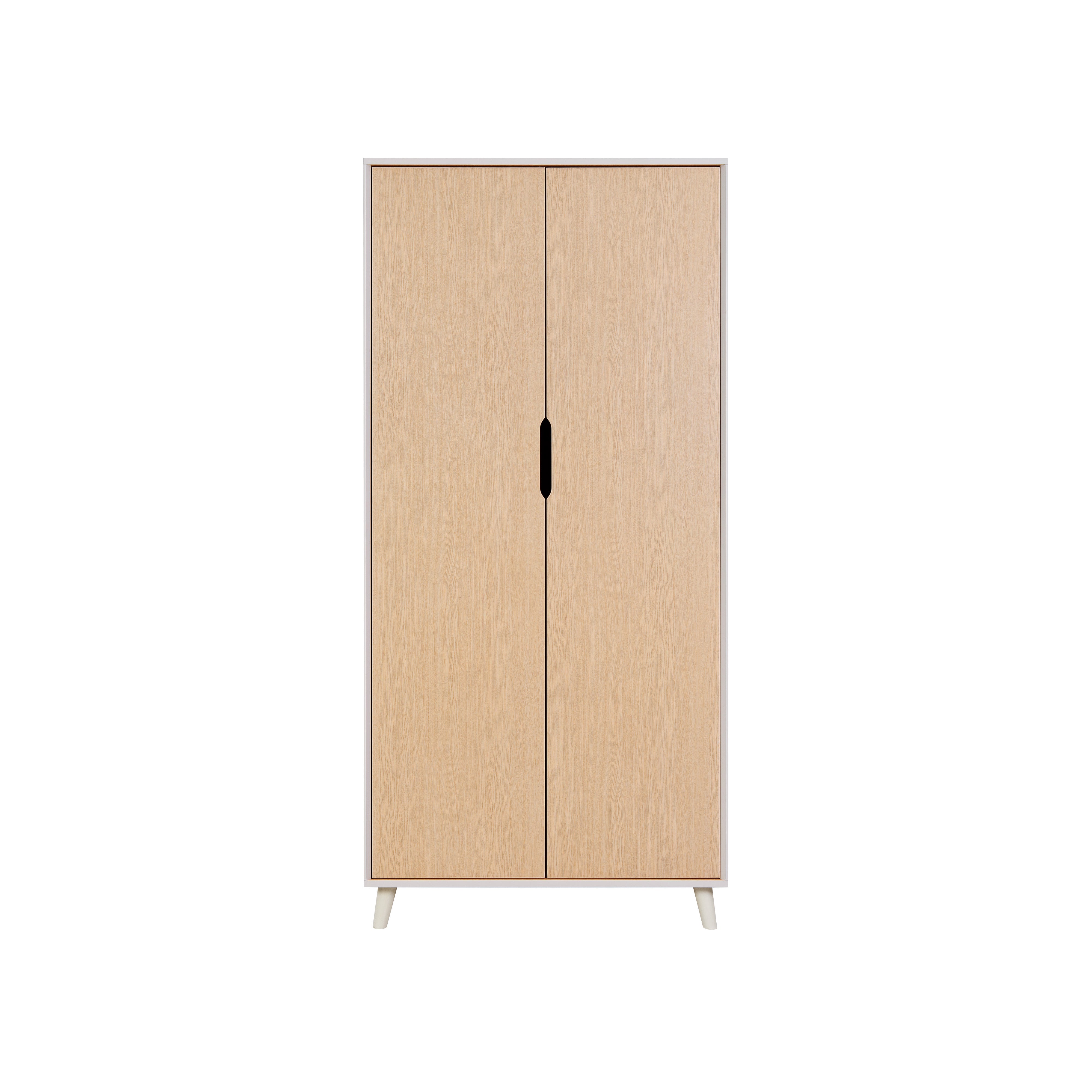 Tutti Bambini Fika Wardrobe - Light Oak/White Sand