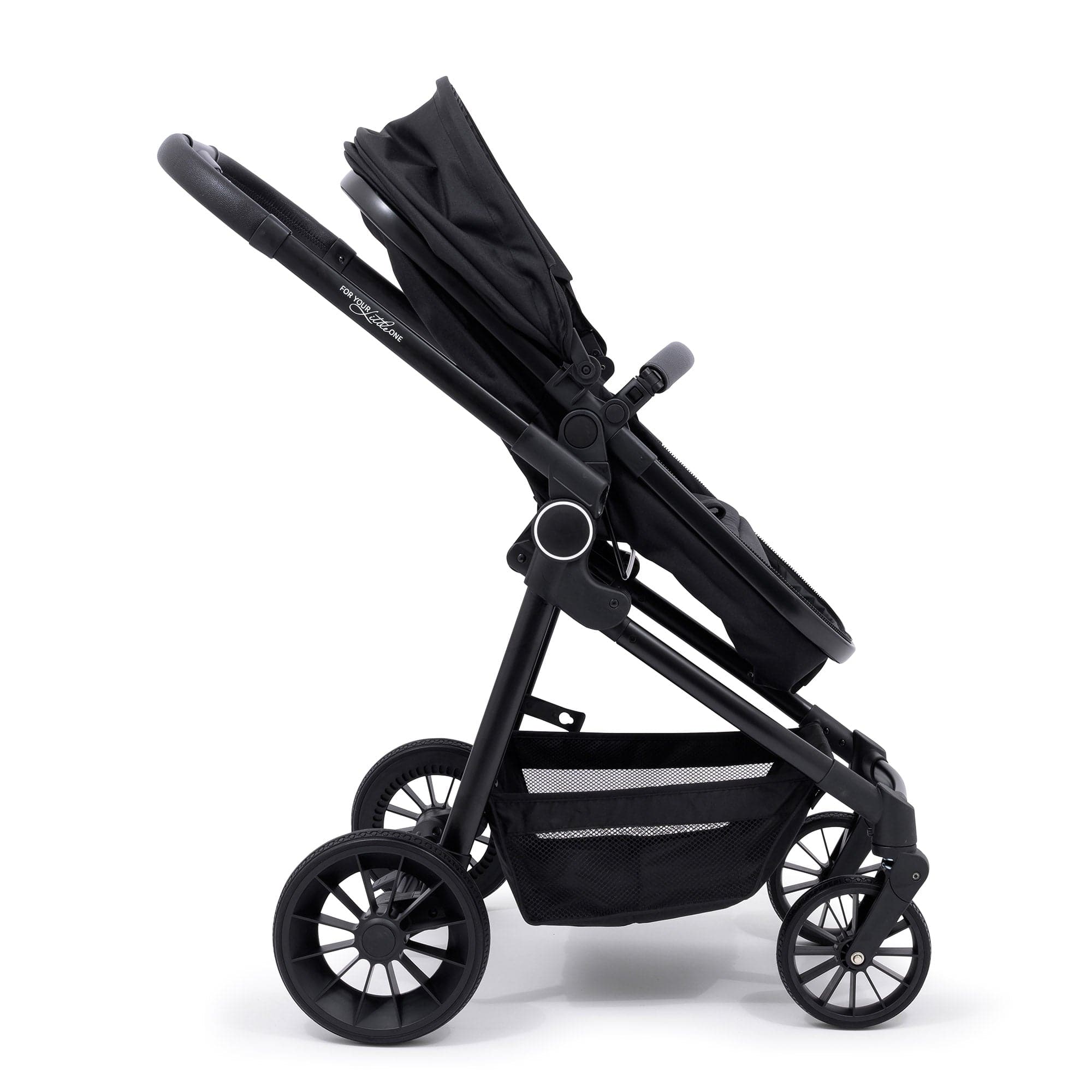 For Your Little One LITE 3 In 1 Travel System with i-Size Car Seat And Base - Black   