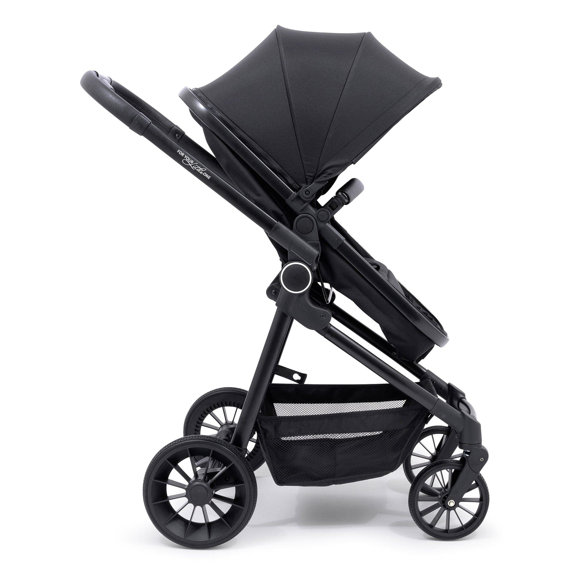 For Your Little One LITE 3 In 1 Travel System with i-Size Car Seat And Base - Black   