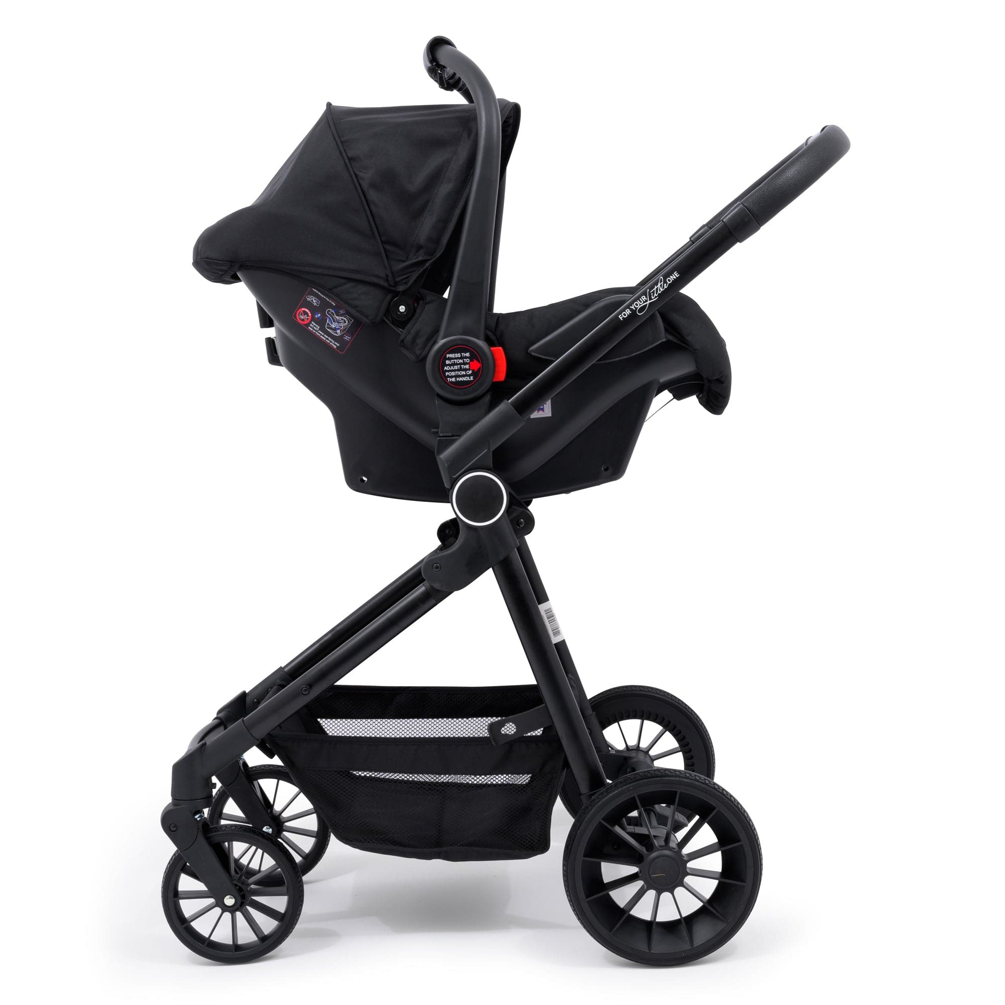 For Your Little One LITE 3 In 1 Travel System - Black - Damaged Box   