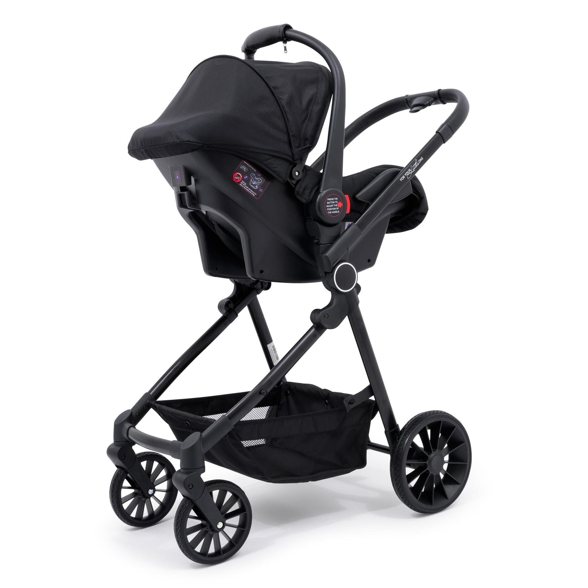 For Your Little One LITE 3 In 1 Travel System - Black - Damaged Box   