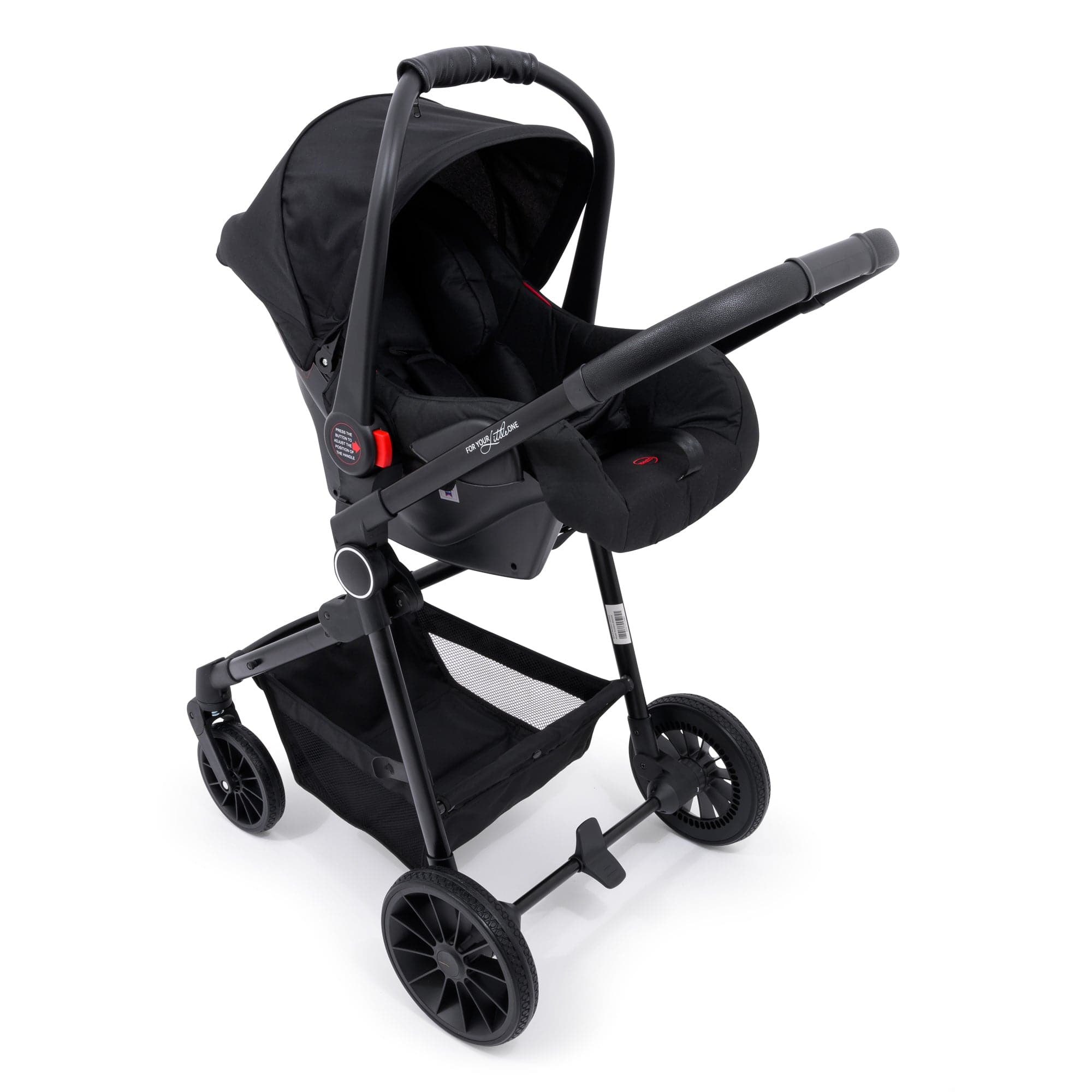 For Your Little One LITE 3 In 1 Travel System - Black - Damaged Box   