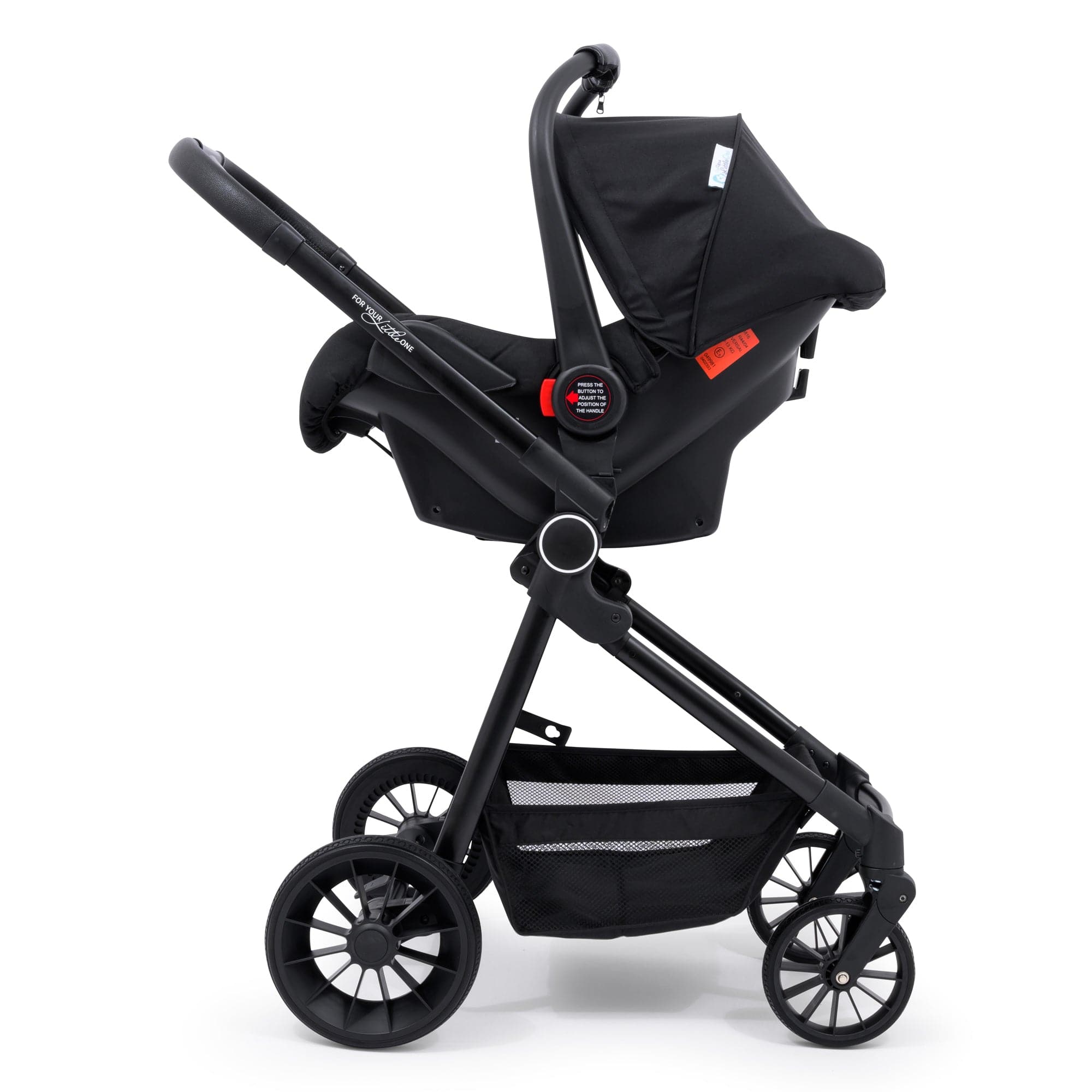 For Your Little One LITE 3 In 1 Travel System - Black - Damaged Box   