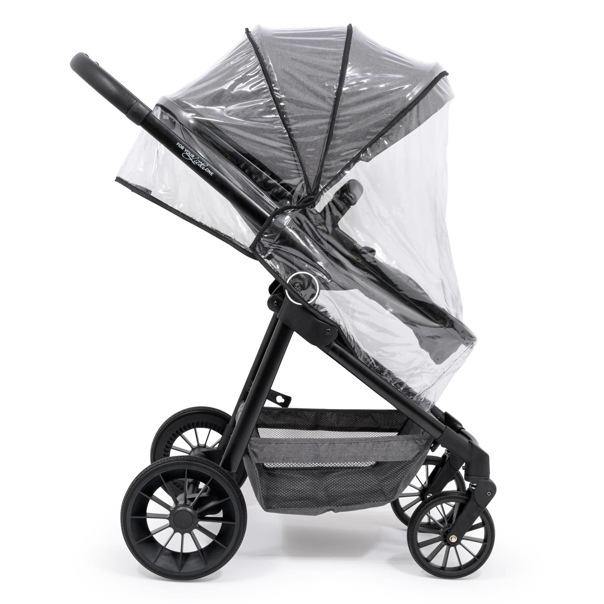 For Your Little One LITE 3 In 1 Travel System with i-Size Car Seat - Slate Grey   