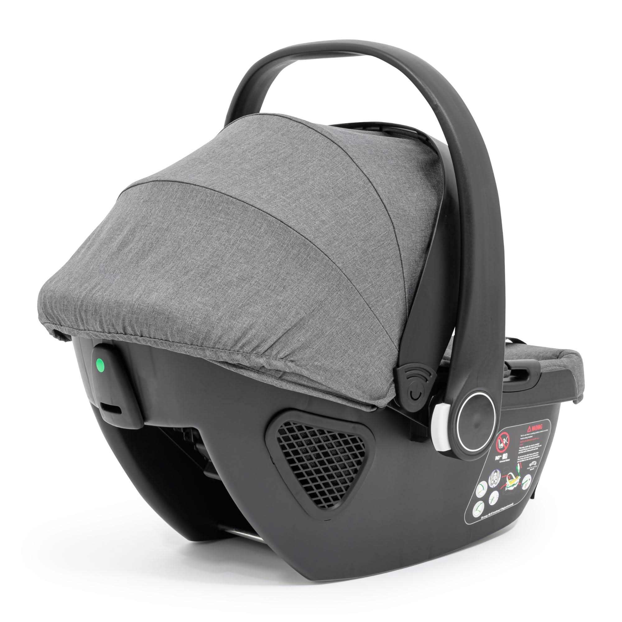 For Your Little One LITE 3 In 1 Travel System with i-Size Car Seat - Slate Grey   