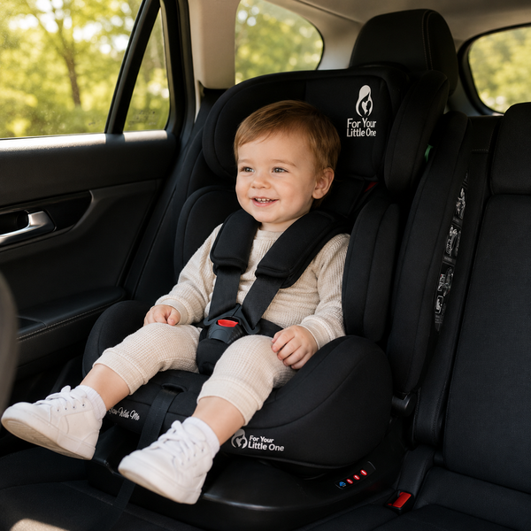 For Your Little One GrowWithMe 360 0/1/2/3 I-Size Car Seat - Midnight Black (Birth-12 Years)