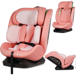 For Your Little One GrowWithMe 360 0/1/2/3 I-Size Car Seat - Blush Rose (Birth-12 Years)