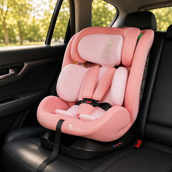 For Your Little One GrowWithMe 360 0/1/2/3 I-Size Car Seat - Blush Rose (Birth-12 Years)