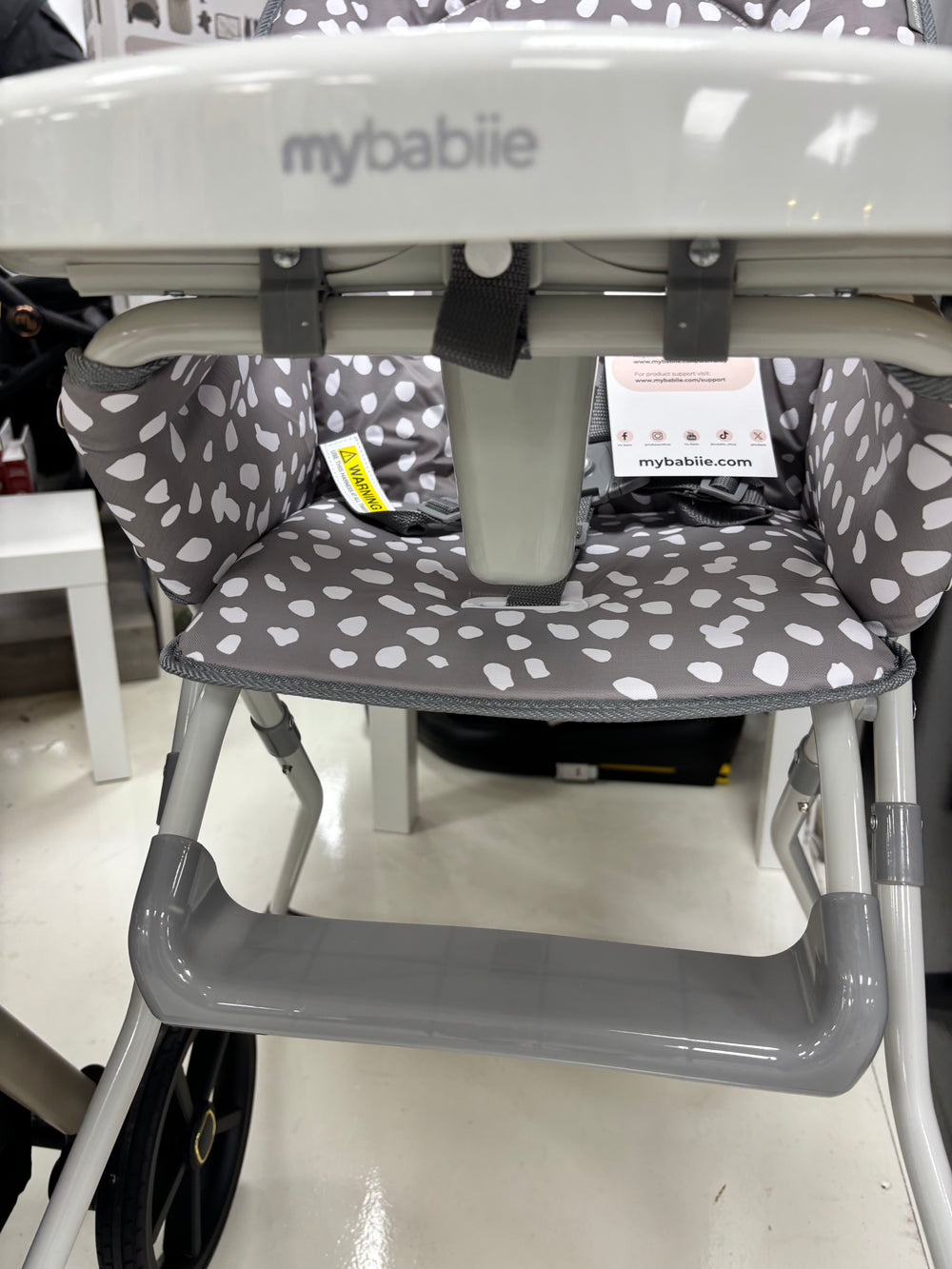 My Babiie compact highchair ex display clearance