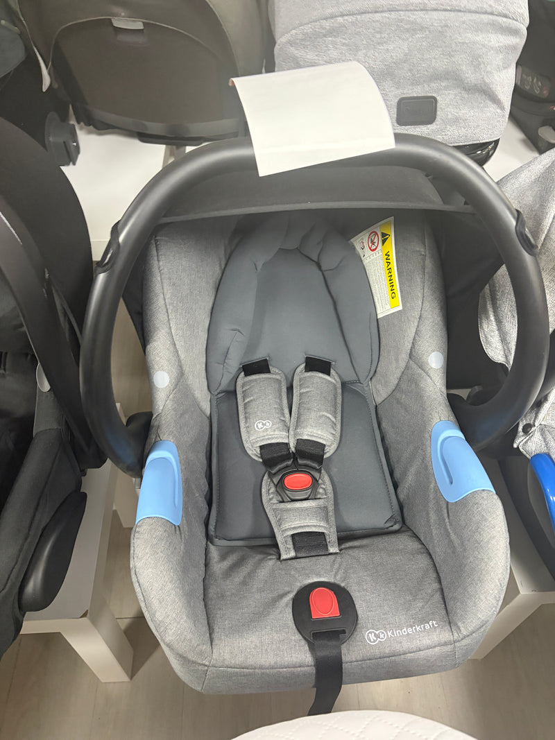 Kinderkraft Newborn Car Seat Birth + - Grey Ex Display Clearance