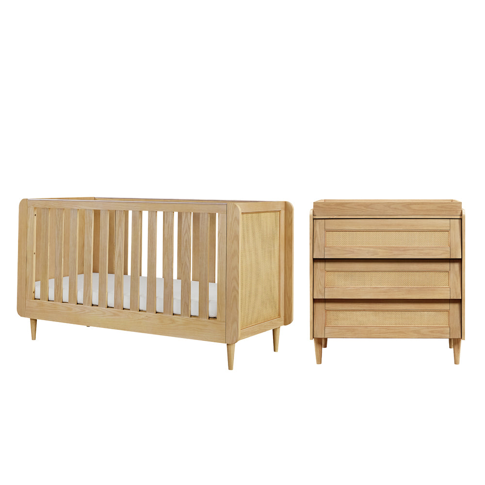 Tutti Bambini Japandi 2pc Room Set - Light Oak