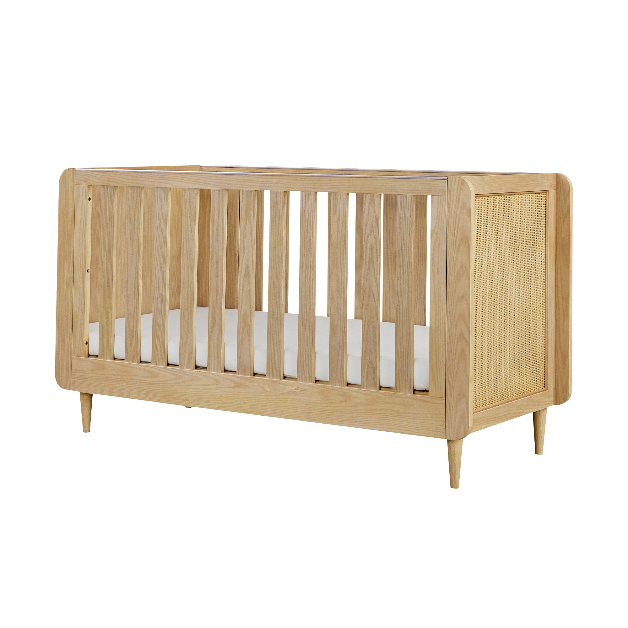 Tutti Bambini Japandi Cot Bed - Light Oak