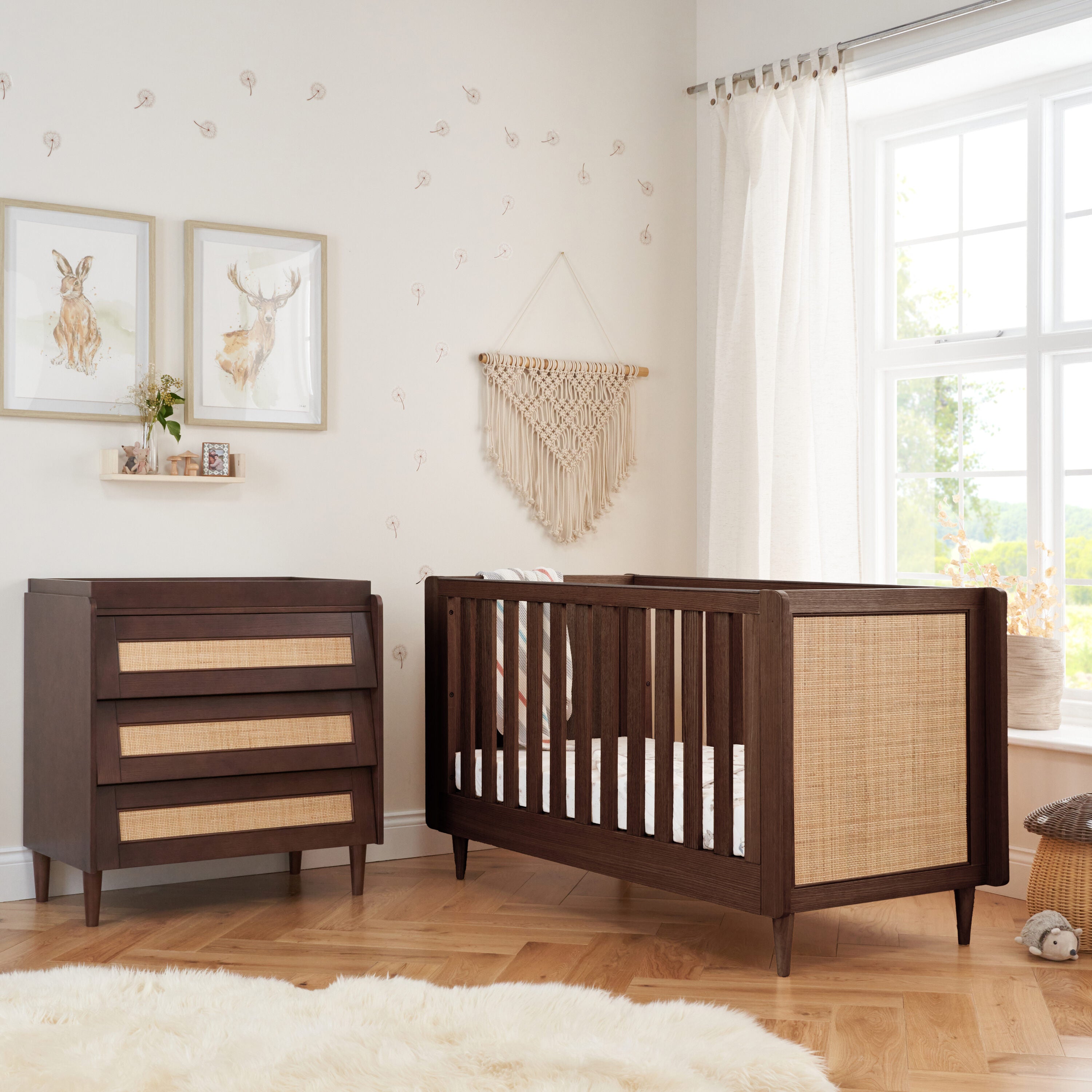 Tutti Bambini Japandi 2pc Room Set - Warm Walnut