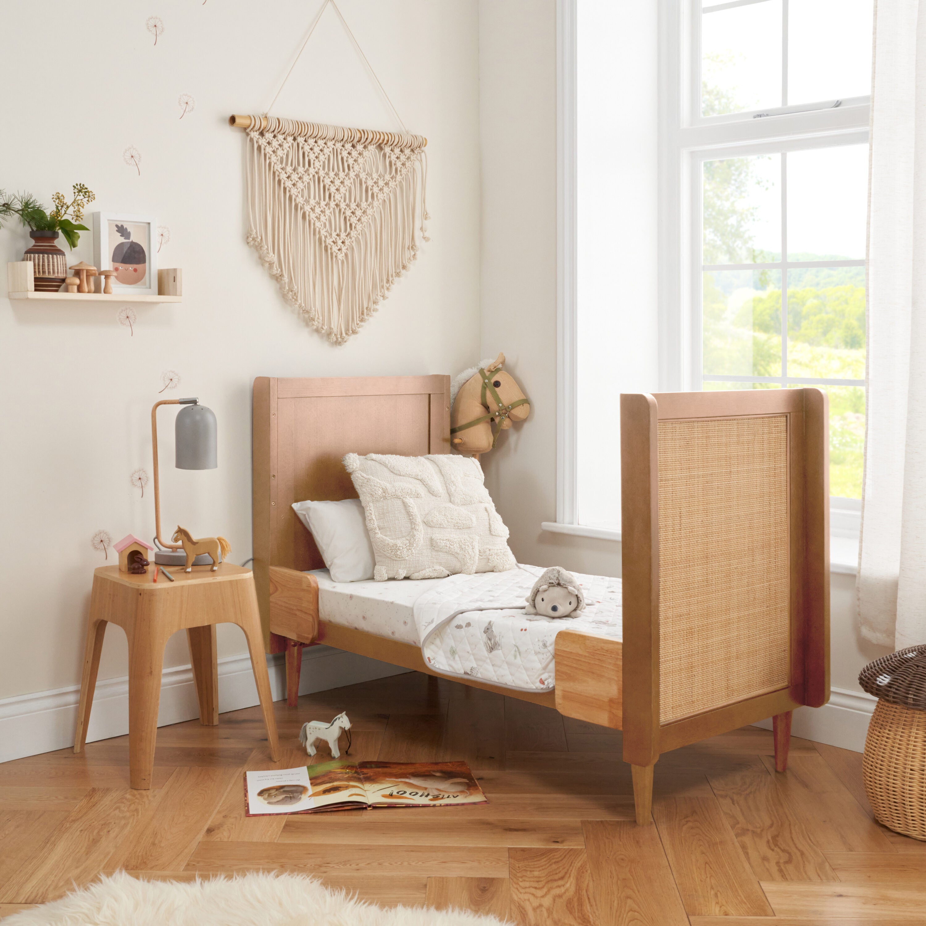 Tutti Bambini Japandi Cot Bed - Light Oak