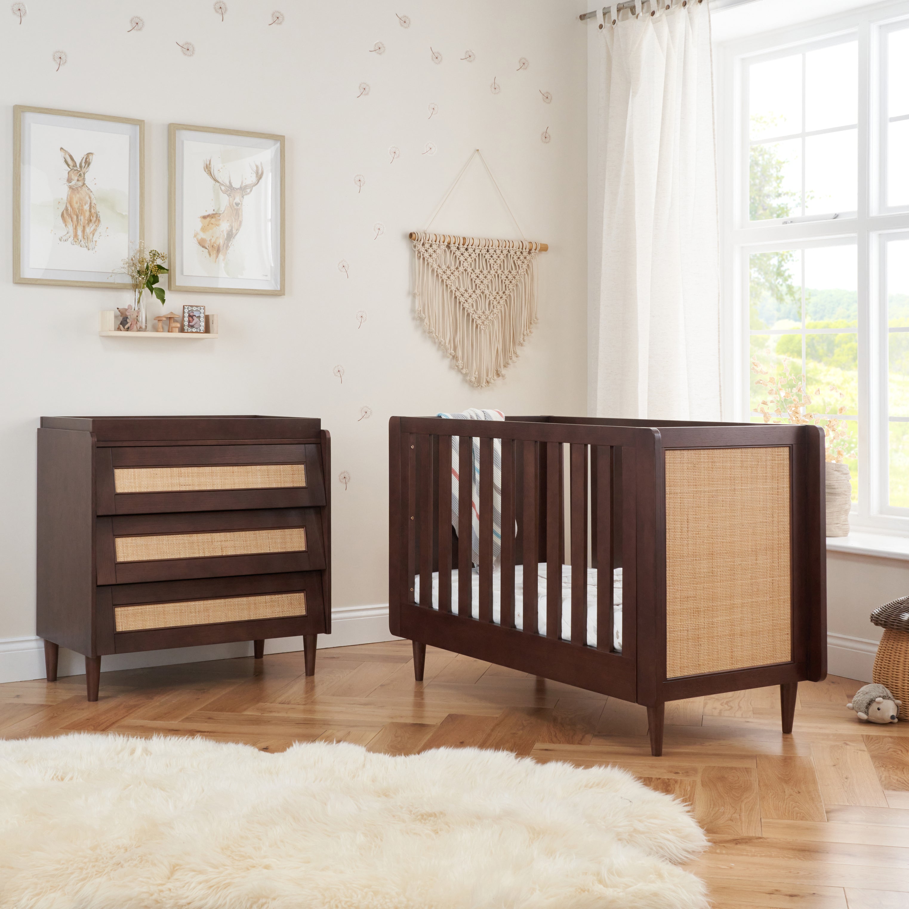 Tutti Bambini Japandi Mini 2pc Room Set - Warm Walnut