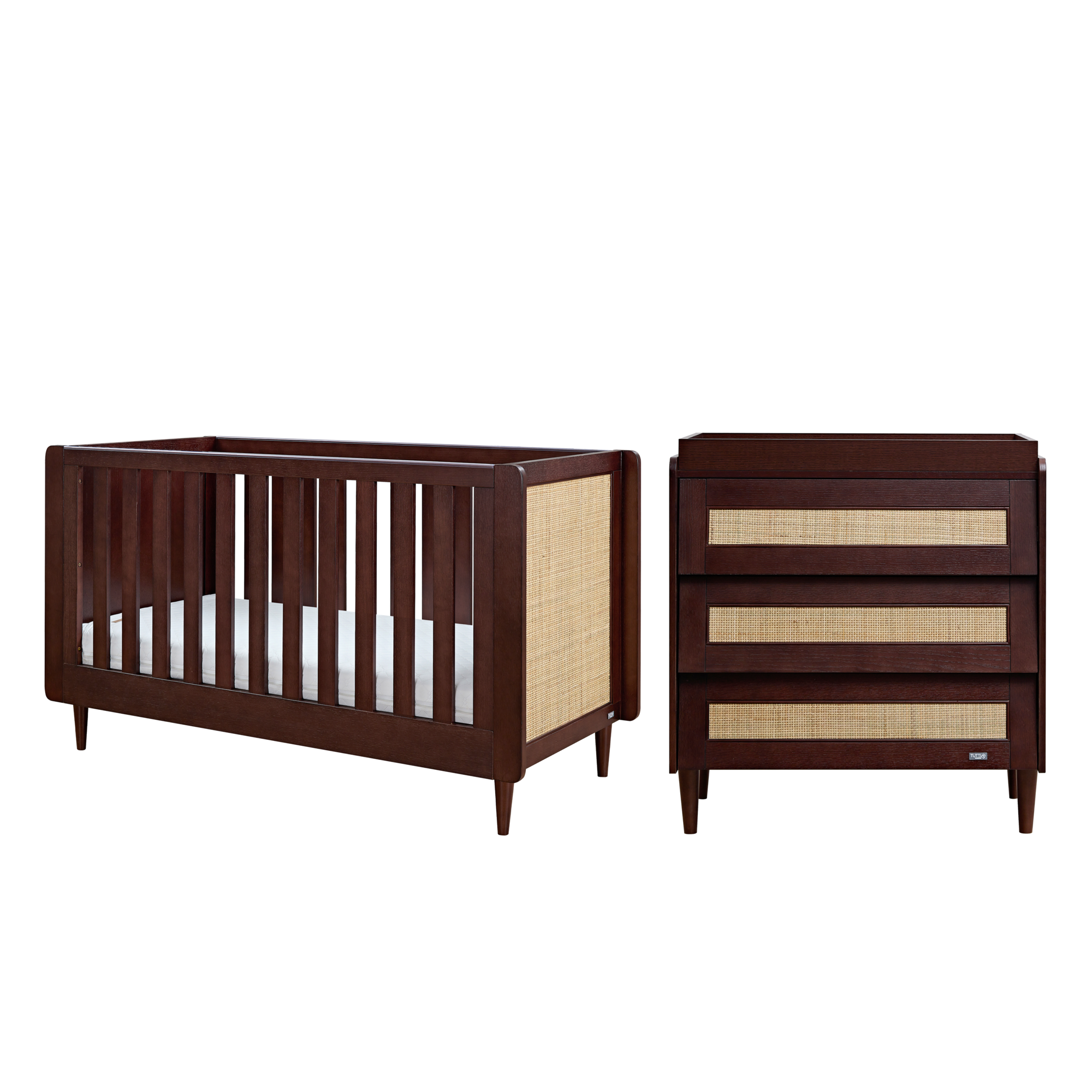 Tutti Bambini Japandi Mini 2pc Room Set - Warm Walnut