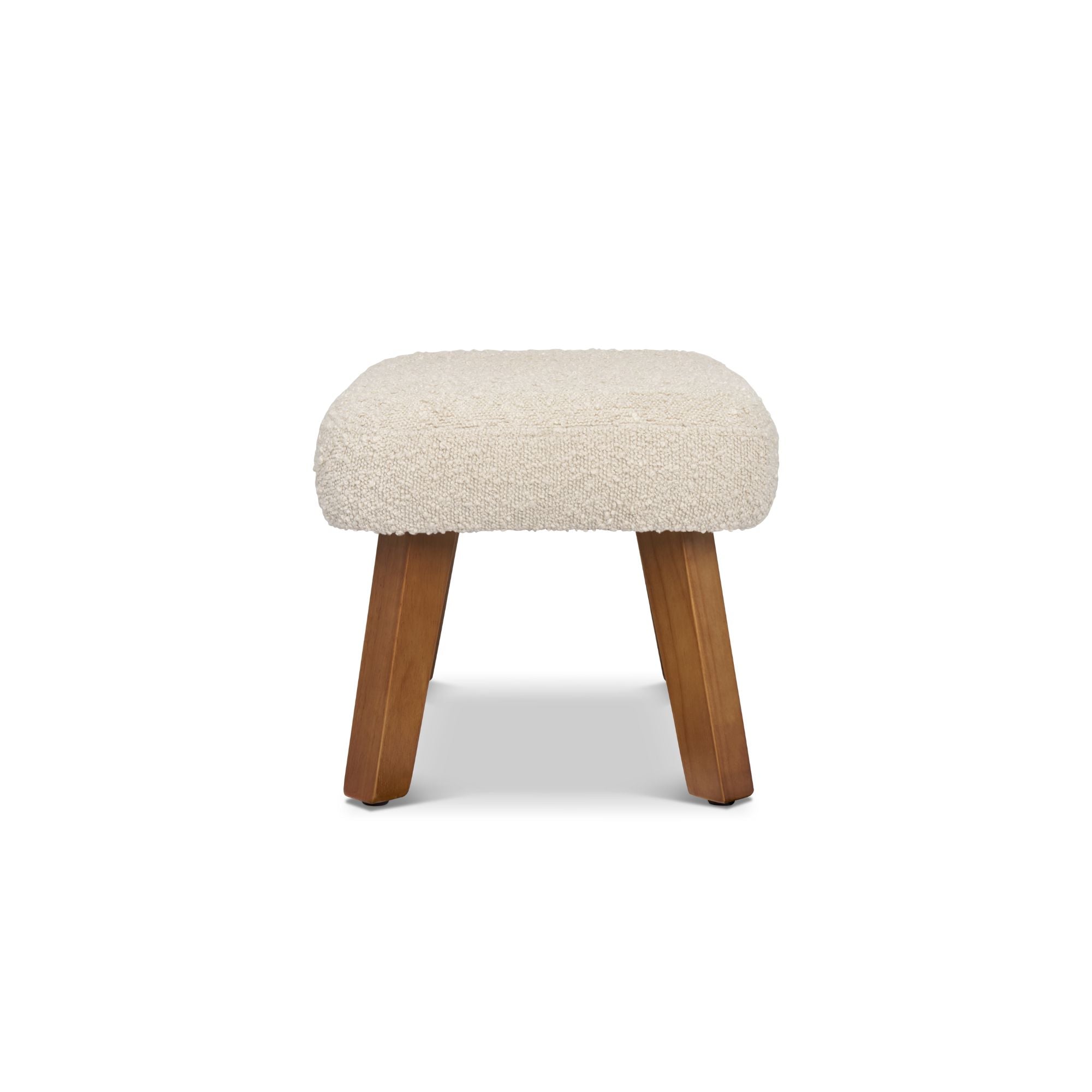 Jonah Luxe Rocking Chair & Foot Stool - Boucle Mushroom