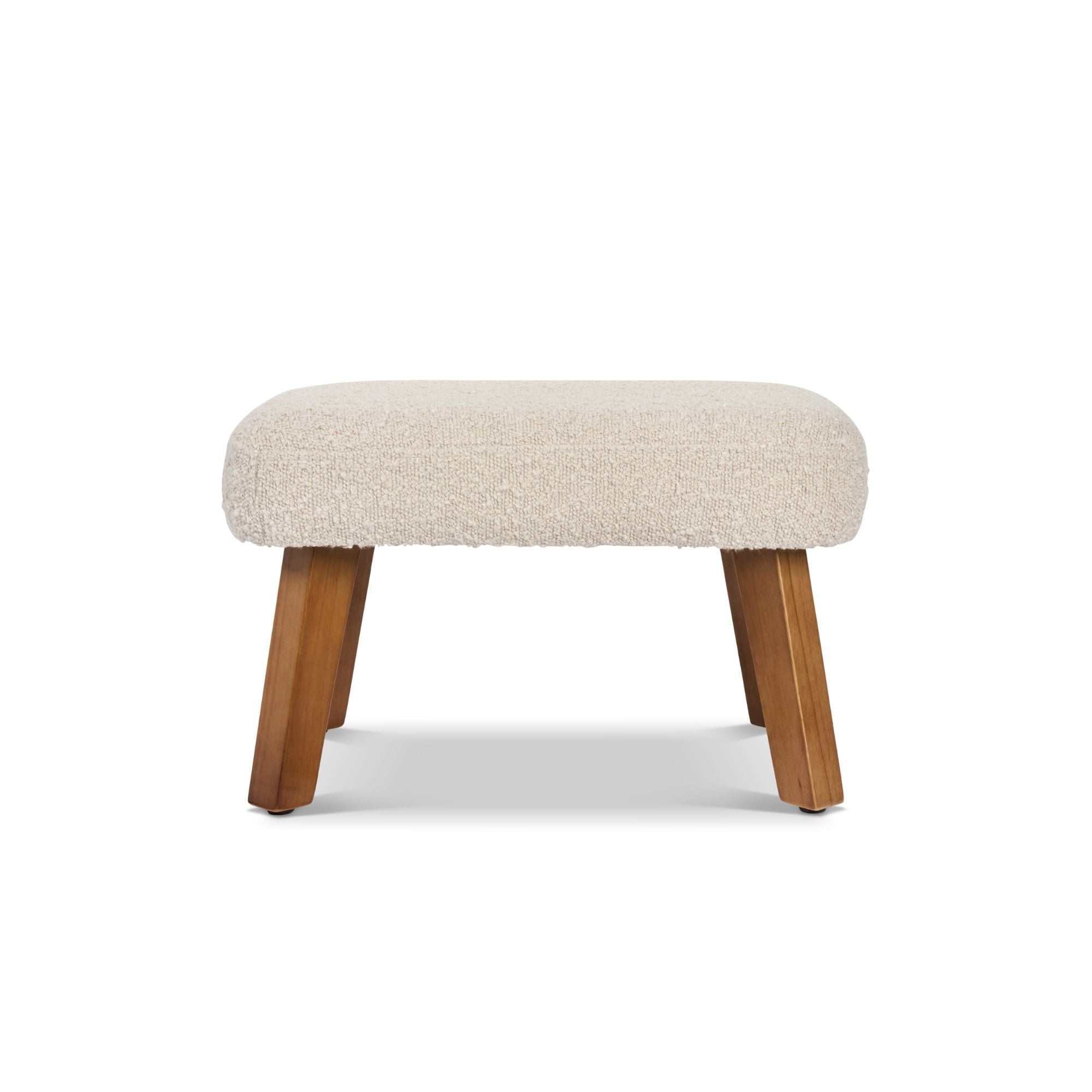 Jonah Luxe Rocking Chair & Foot Stool - Boucle Mushroom