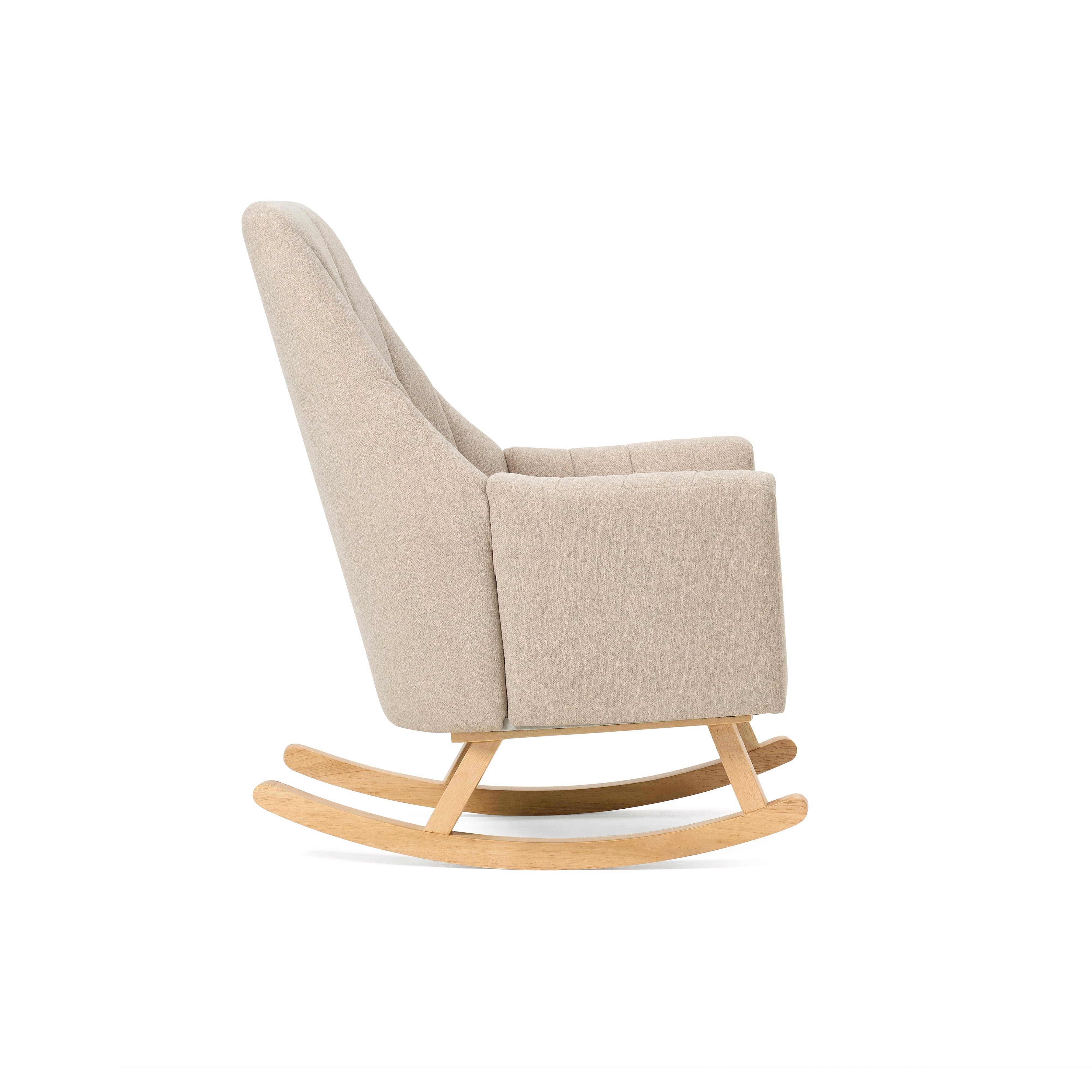 Tutti Bambini Jonah Rocking Chair & Foot Stool - Stone - For Your Little One